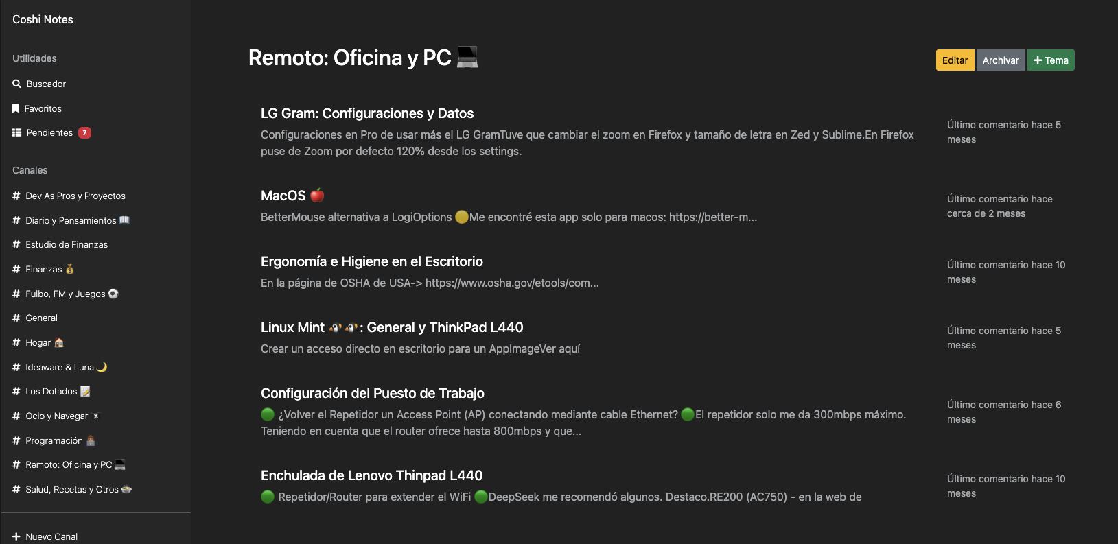 Coshi Notes - imagen 1